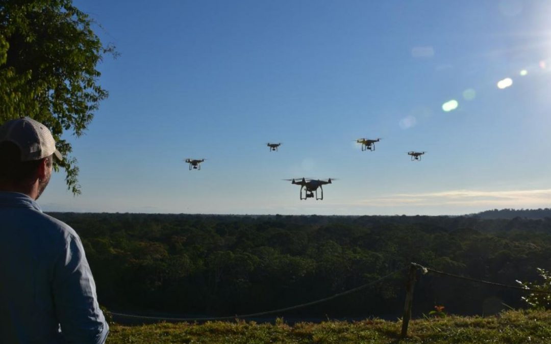 Utilizan drones y smartphones para monitorear más de tres millones de bosques amazónicos